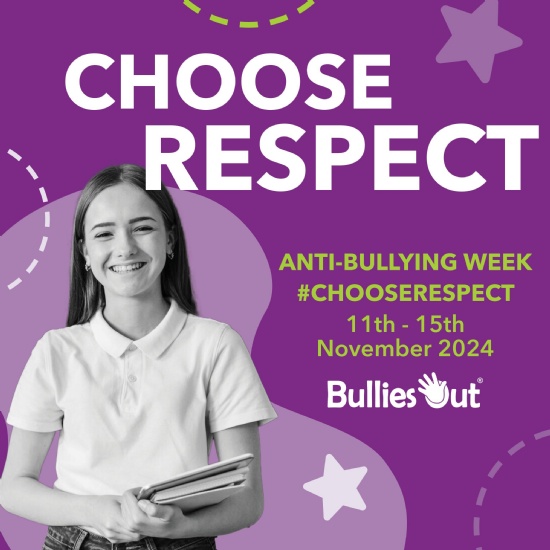 11th-15th November 2024 is Anti-Bullying Week