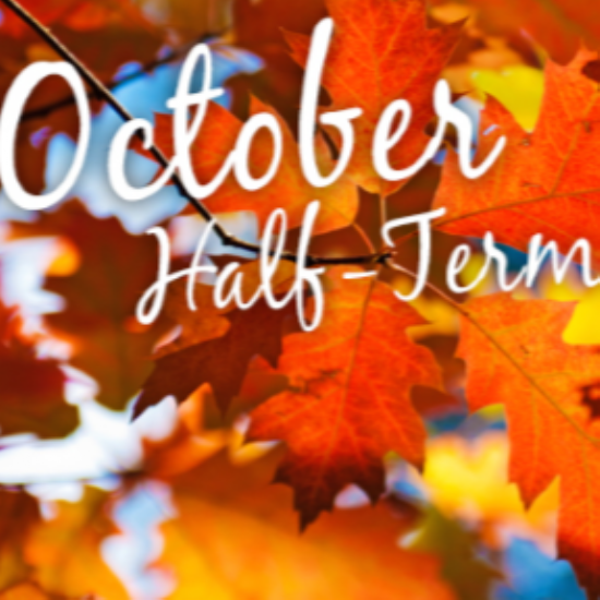 Happy Half Term! We break up for half term at 3pm on Friday 25th October 2024!